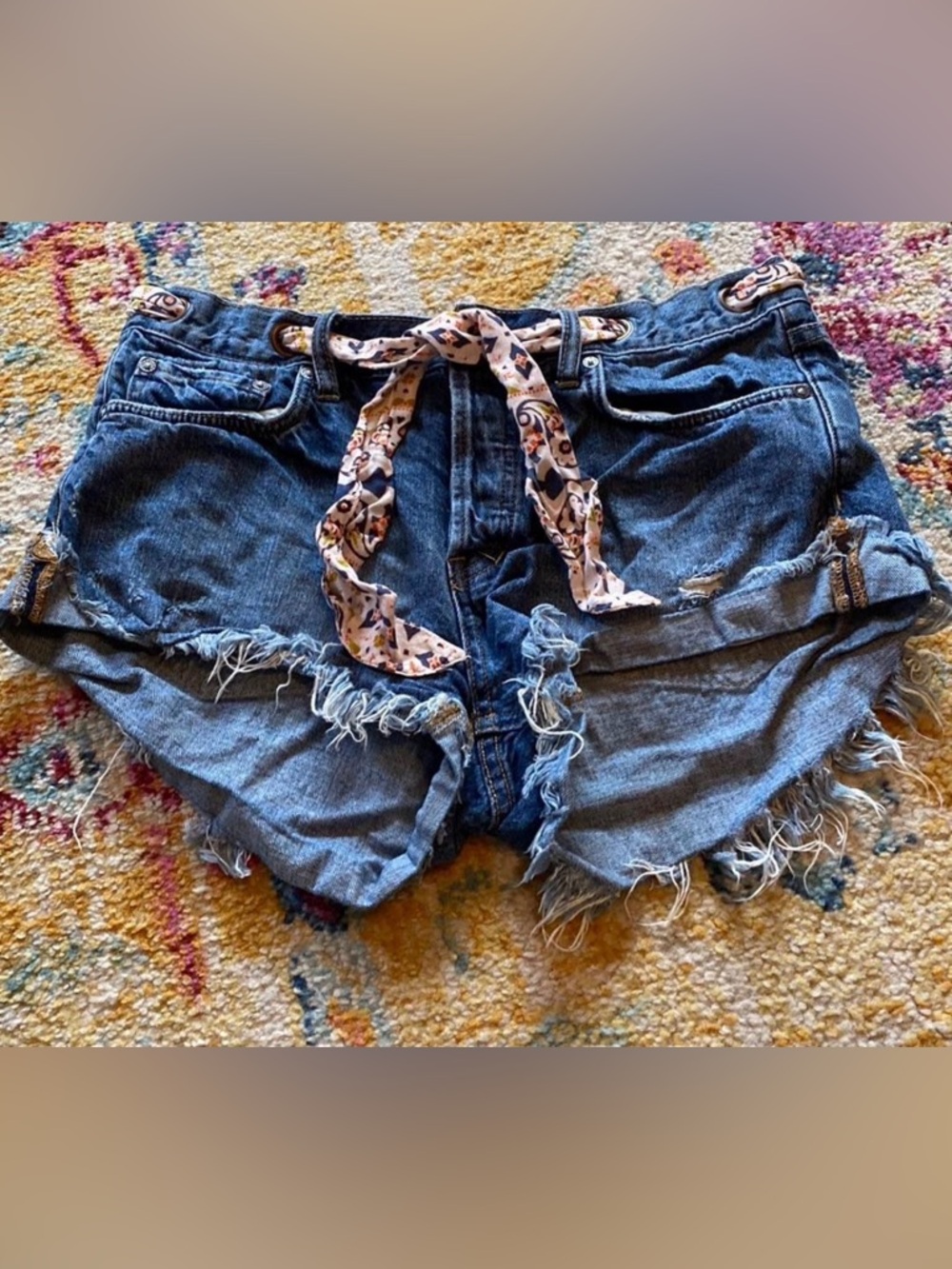 Vtg We The Free Denim Shorts-sz. 29